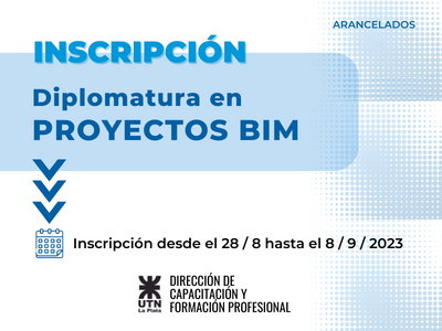 flyer Diplomatura Proyectos BIM