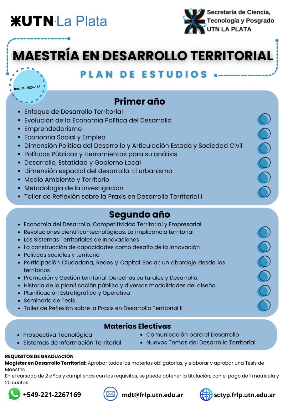 Plan de estudio