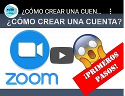 Video sobre la creación de una cuenta en la herramienta Zoom