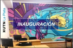 Imagen del nuevo mural de la sala de profesores