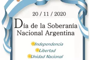 Flyer con cinta de argentina y el logo UTN