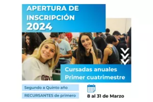 inscripción