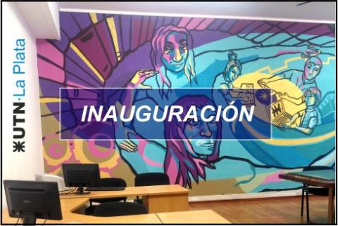 Imagen del nuevo mural de la sala de profesores