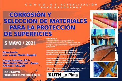flyer del curso de actualización con imagenes relacionadas al curso