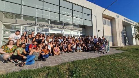 foto de integrantes en la Capacitación Ley Micaela