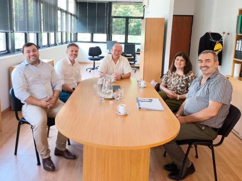 Reunión de trabajo entre autoridades de la UTN La Plata e YPF