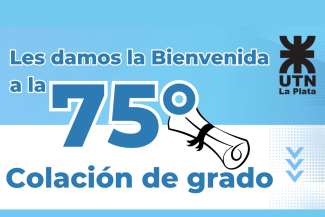 flyer del acto de colación numero 75