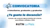 flyer de convocatoria a la docencia en cursos para pami